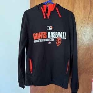 San Francisco Giants Baseball Dugout Hoodie Mens Size Small